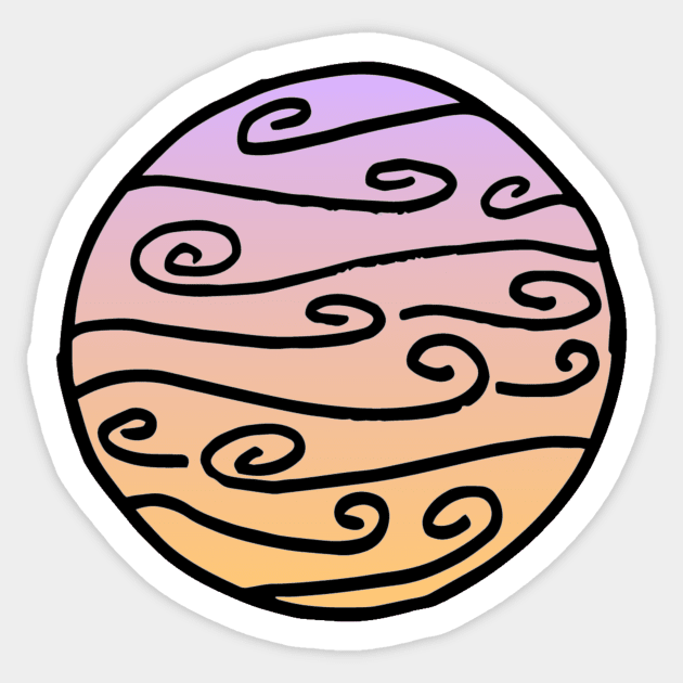 Neptun planet Sticker by ghjura